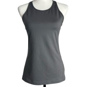 Under Armour Grey Heat Gear‎ Racer Back Tank Top